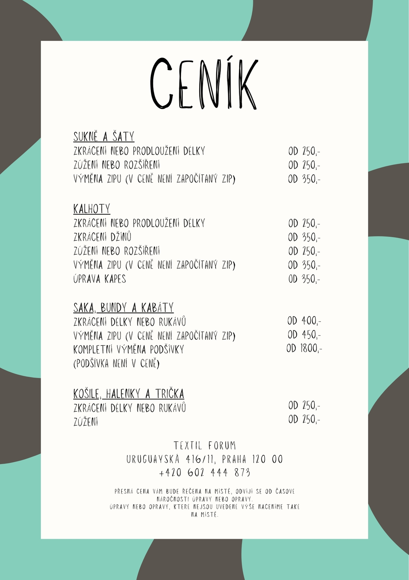 Ceník šití A5 (1)